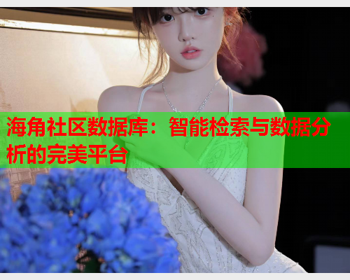 海角社区数据库：智能检索与数据分析的完美平台